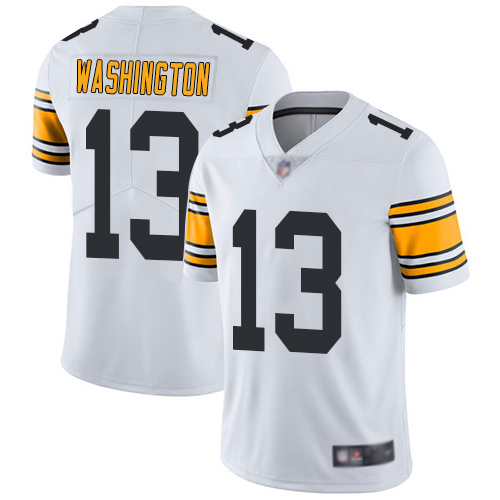 Men Pittsburgh Steelers Football #13 Limited White James Washington Road Vapor Untouchable Nike NFL Jersey->women nfl jersey->Women Jersey